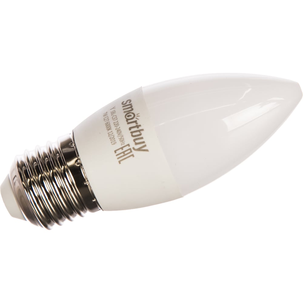 Светодиодная лампа Smartbuy LED C37-07W/6000 SBL-C37-07-60K-E27