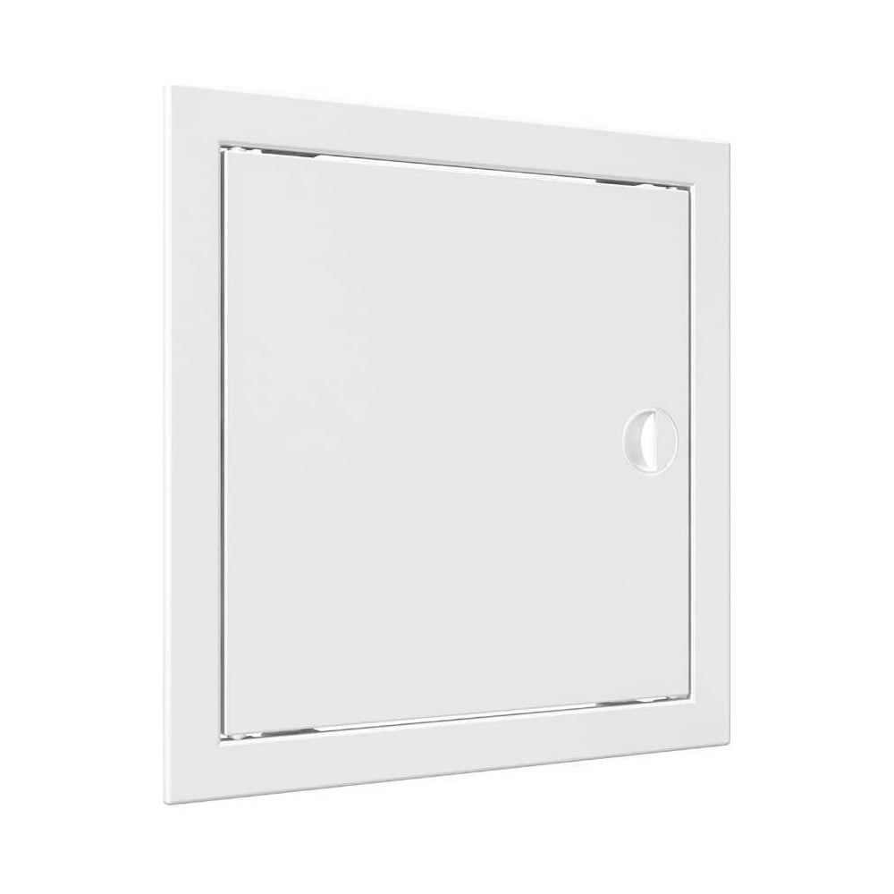 Ревизионная люк-дверца EVECS Л2525Р 268x268, с фланцем, 246x246, с ручкой АБС 90-00983