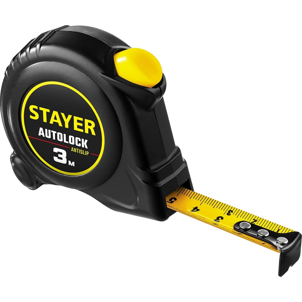 Рулетка Stayer AutoLock 3м / 16мм с автостопом 2-34126-03-16_z02