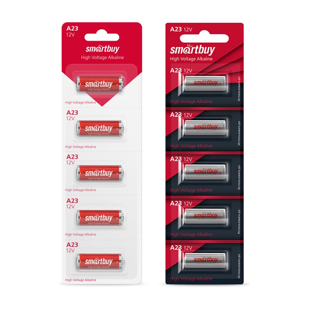 Батарейка Smartbuy алкалиновая a23/5b (100/1000) упаковка 5 шт. SBBA-23A5B