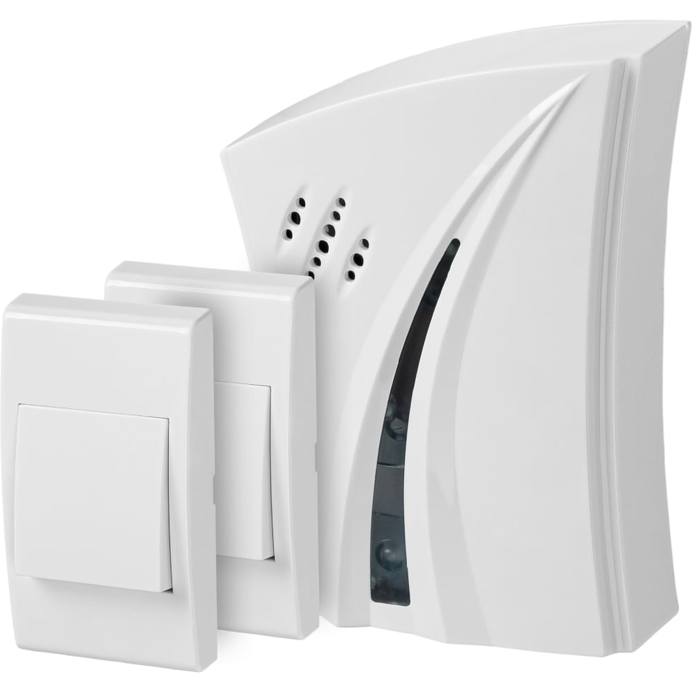 Звонок TDM ELECTRIC Народный ЗББ-Н-12/1-32М (беспроводной; на батарейках; 2 кнопки; блистер) SQ1901-0103