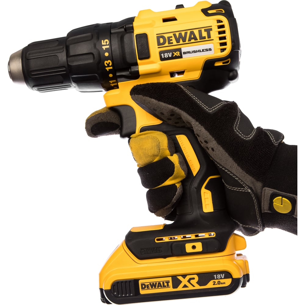 Беcщеточная дрель-шуруповерт DEWALT DCD777D2T