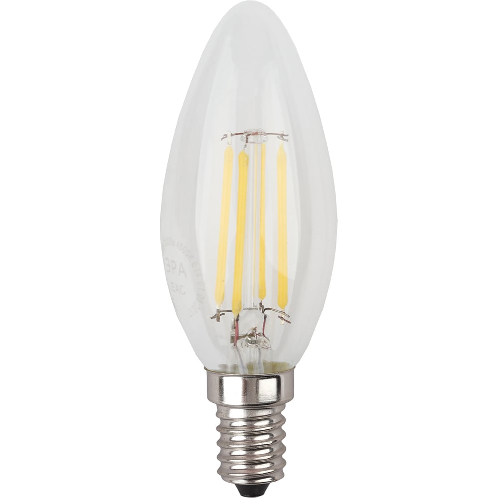 Светодиодная лампа ЭРА F-LED B35-7W-840-E14 филамент, свеча, нейтральный Б0027943