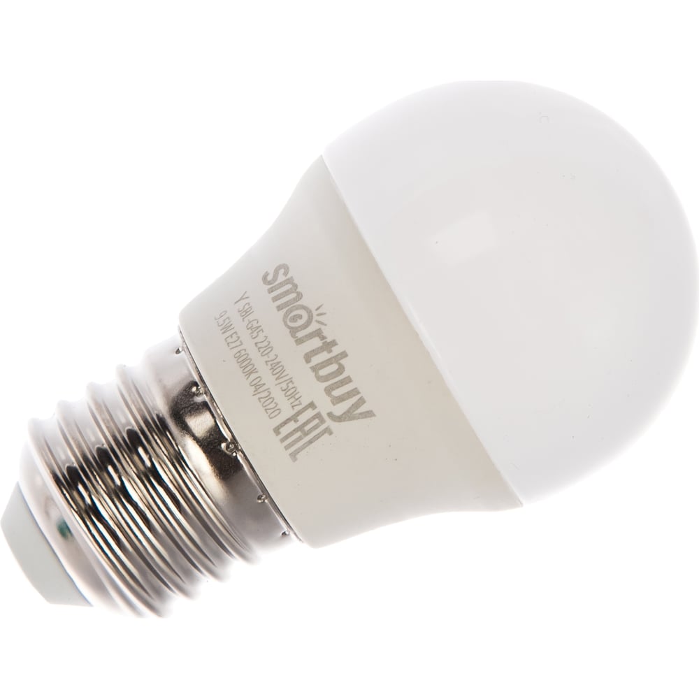 Светодиодная лампа Smartbuy LEDG45-9,5W/6000/E27 SBL-G45-9_5-60K-E27