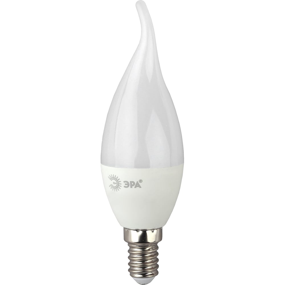 Светодиодная лампа ЭРА LED BXS-5W-840-E14, свеча на ветру, нейтральный Б0027968