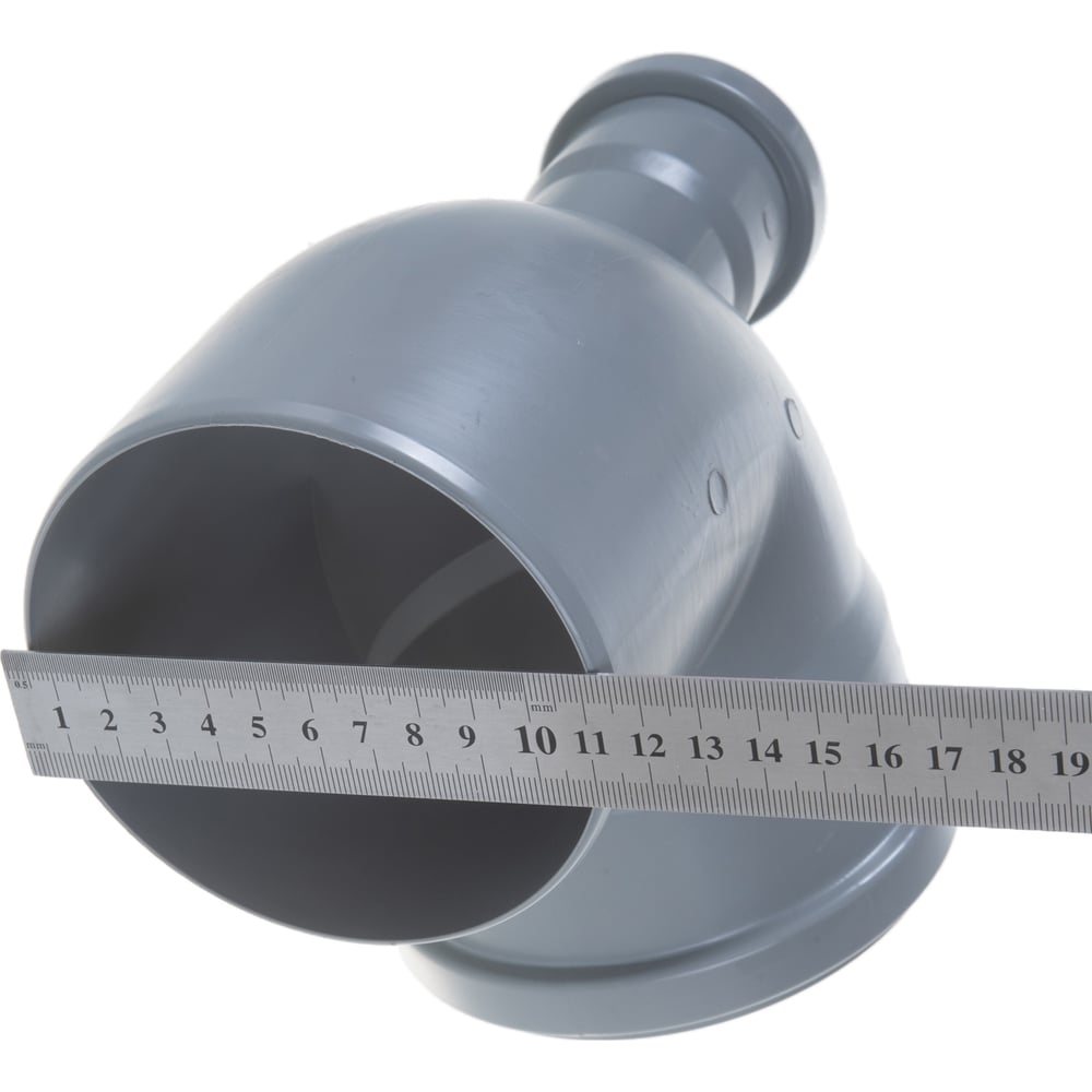 Отвод с выходом PRO AQUA COMFORT PP прямой 110x50/87.5 10010587Ub