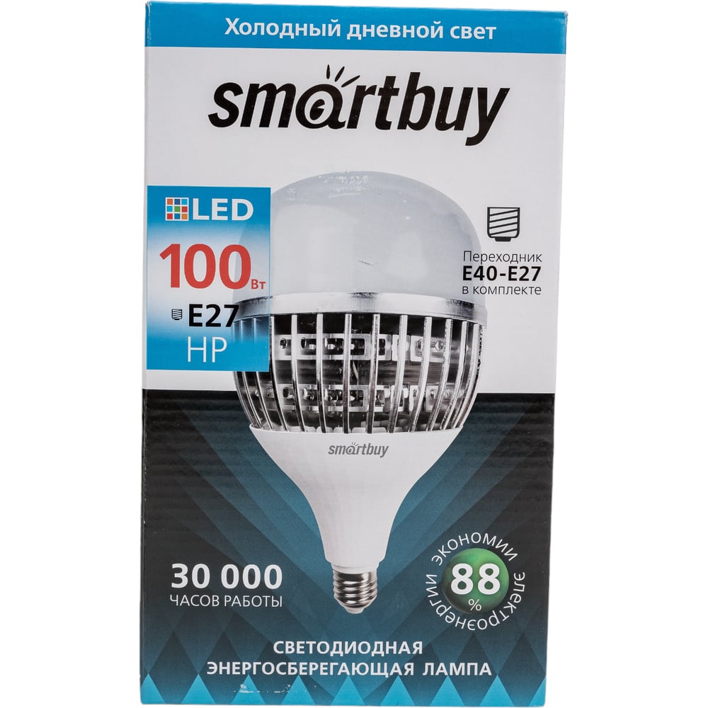 Светодиодная лампа Smartbuy LED HP100W/6500/E27 SBL-HP-100-65K-E27