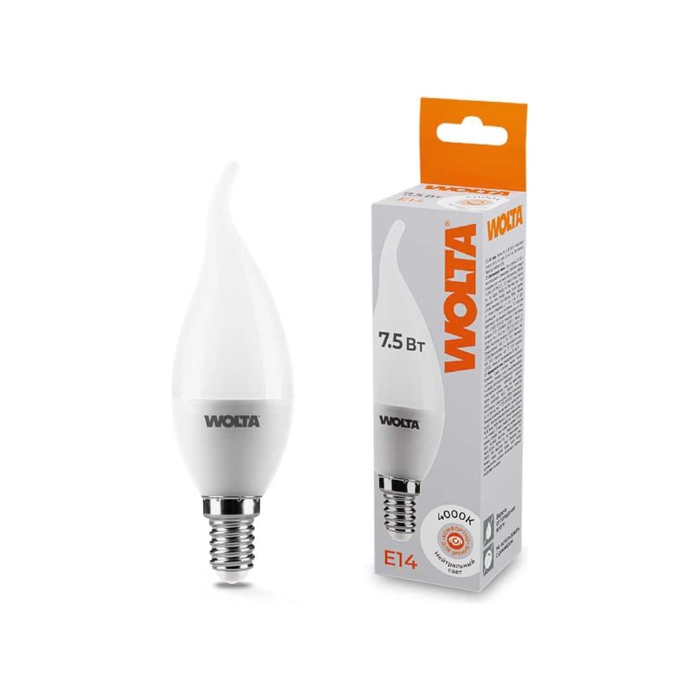 Лампа WOLTA LED 25SCD7.5E14