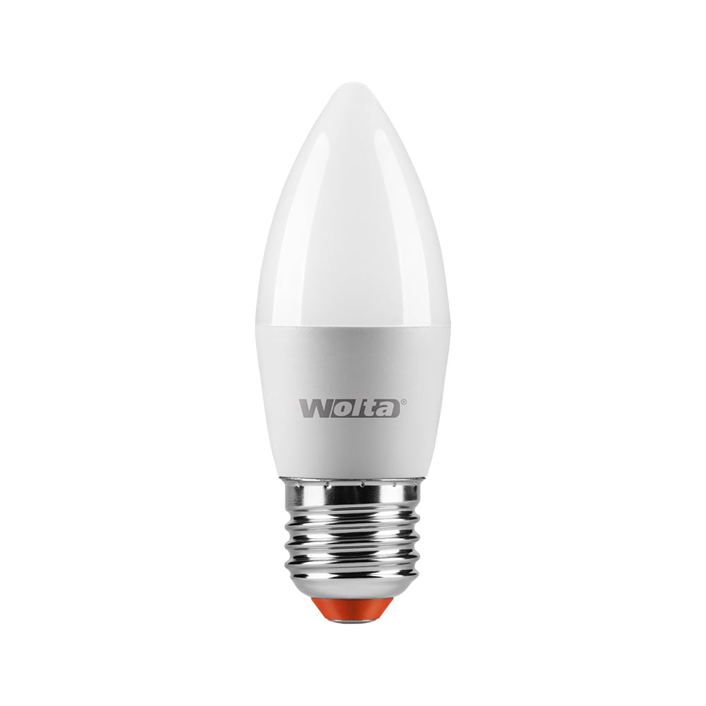 Светодиодная лампа Wolta LED Свеча, 7.5Вт, 4000K Дневной белый свет, C37, E27 25SC7.5E27